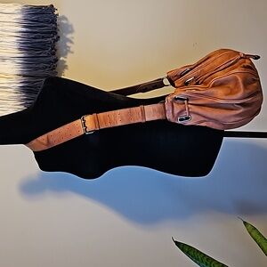 Mimco THE COCOON Leather Drawstring bag